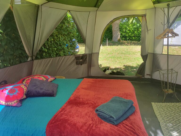 tentes aménagées camping 6
